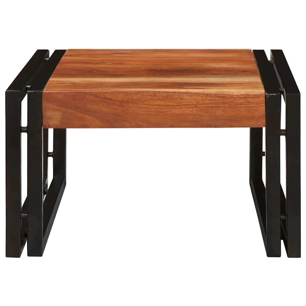 Badezimmer Regal 40 x 50 x 23 cm Massives Mango Holz, Eisen