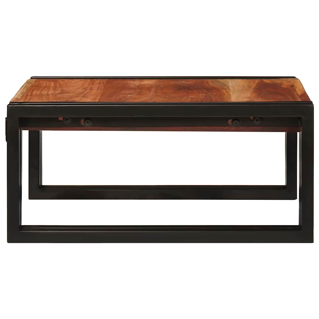 Badezimmer Regal 40 x 50 x 23 cm Massives Mango Holz, Eisen