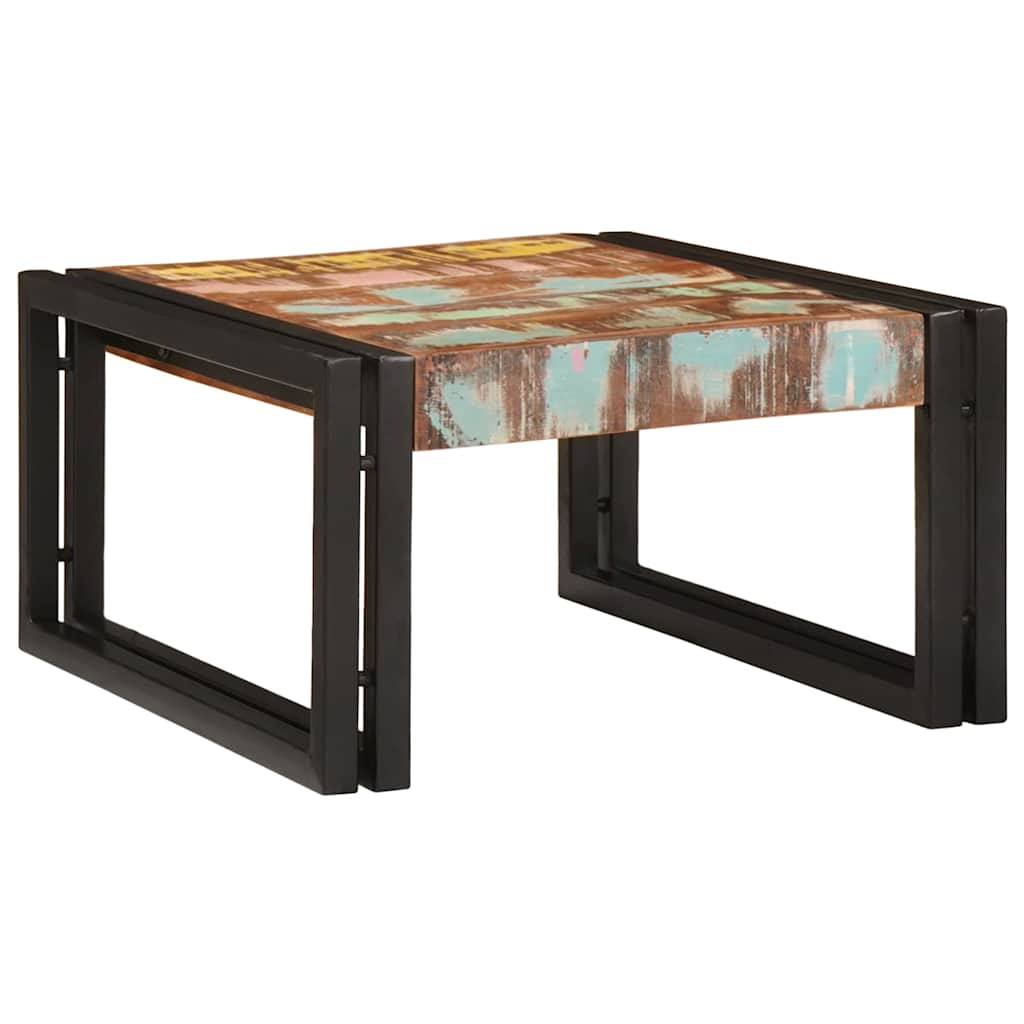 Badezimmer Regal 60 x 50 x 23 cm Massives Mango Holz, Eisen