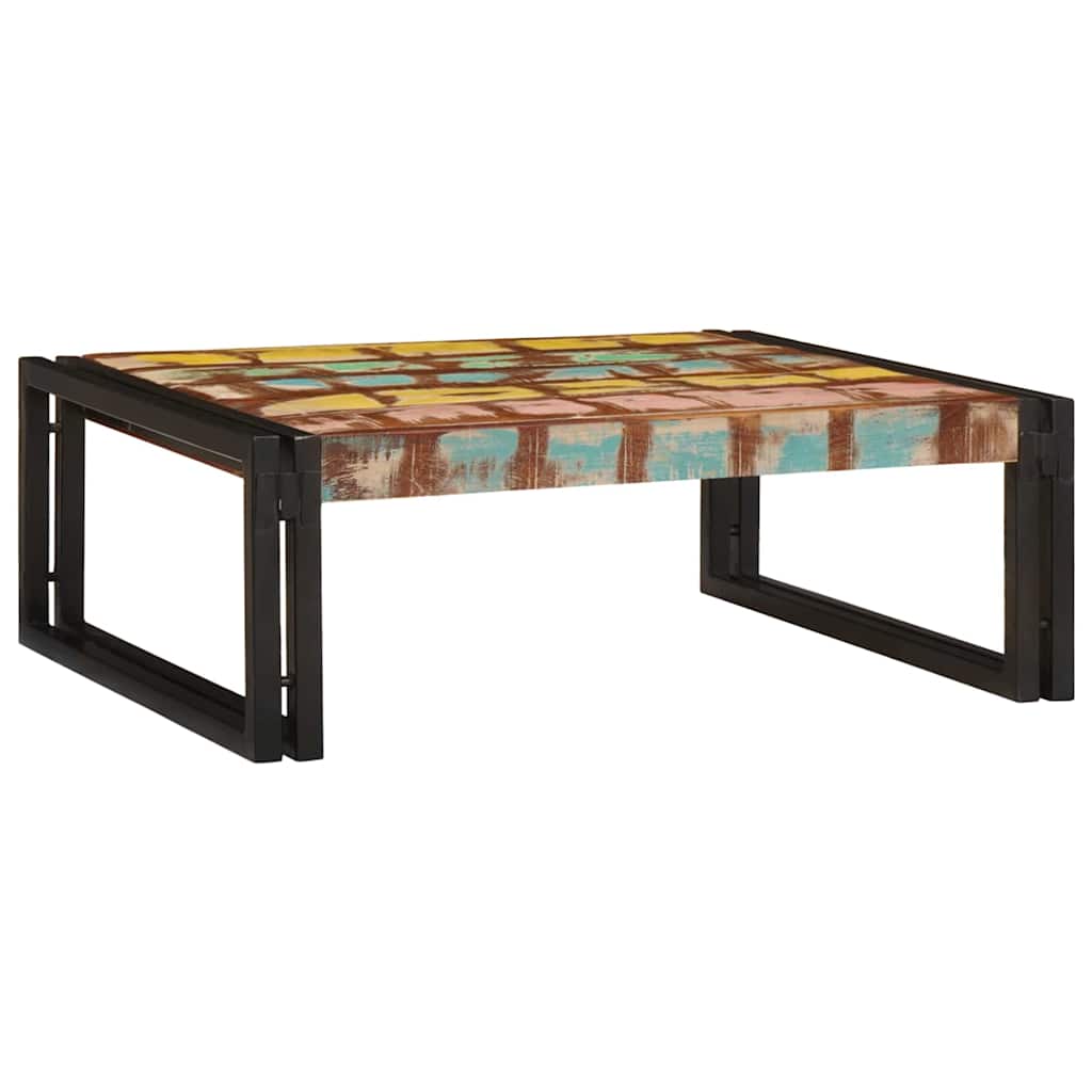 Badezimmer Regal 65 x 50 x 23 cm Massives Mango Holz, Eisen