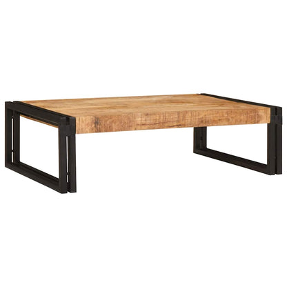 Badregal für Braun 80 x 50 x 23 cm Massives rohes Mangoholz