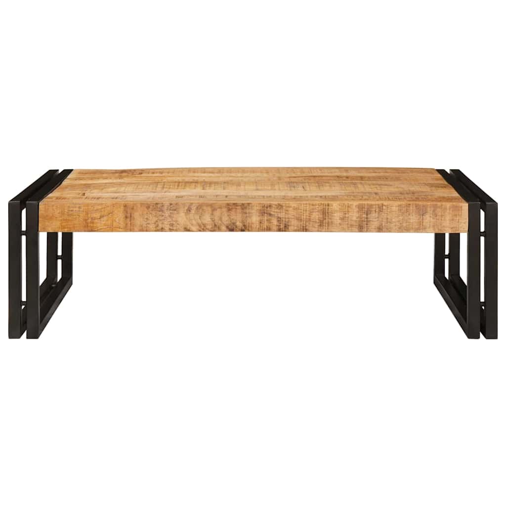 Badezimmer Regal 80 x 50 x 23 cm Massives Mango Holz, Eisen