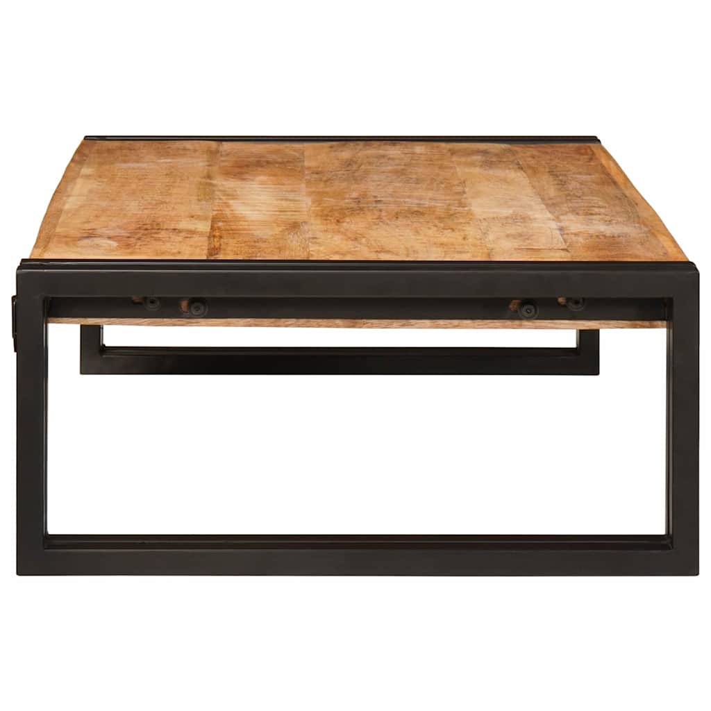 Badezimmer Regal 80 x 50 x 23 cm Massives Mango Holz, Eisen