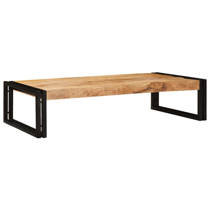 Badregal für Braun 100 x 50 x 23 cm Massives rohes Mangoholz