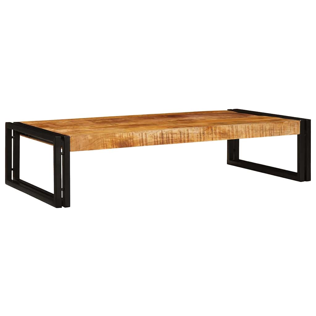 Badezimmer Regal 100 x 50 x 23 cm Massives Mango Holz, Eisen
