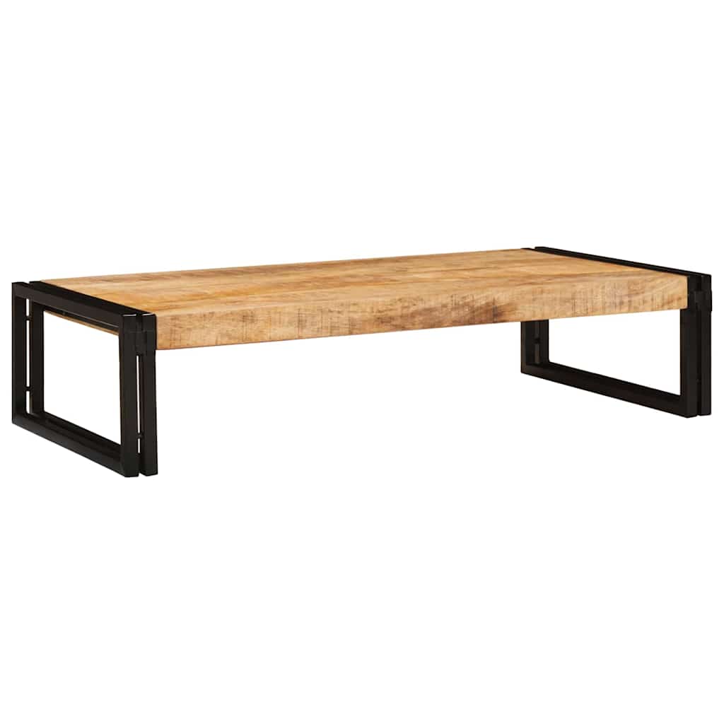 Badezimmer Regal 100 x 50 x 23 cm Massives Mango Holz, Eisen