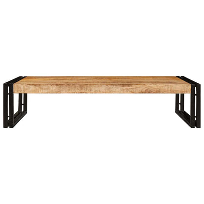 Badregal für Braun 100 x 50 x 23 cm Massives rohes Mangoholz