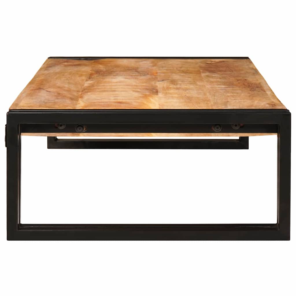 Badezimmer Regal 100 x 50 x 23 cm Massives Mango Holz, Eisen
