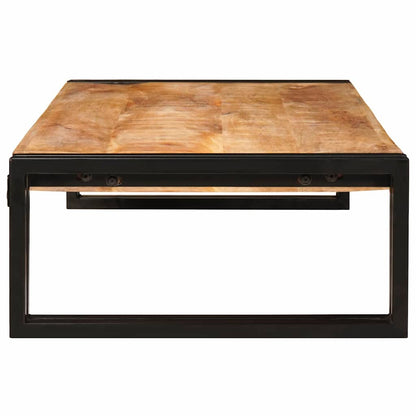 Badregal für Braun 100 x 50 x 23 cm Massives rohes Mangoholz
