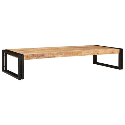 Badregal für Braun 120 x 50 x 23 cm Massives rohes Mangoholz