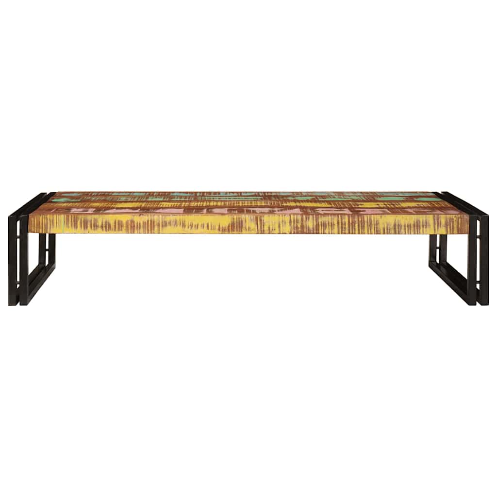 Badezimmer Regal 120 x 50 x 23 cm Massives Mango Holz, Eisen