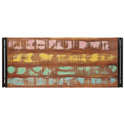 Badregal für Mehrfarbig 120 x 50 x 23 cm Massives Altholz