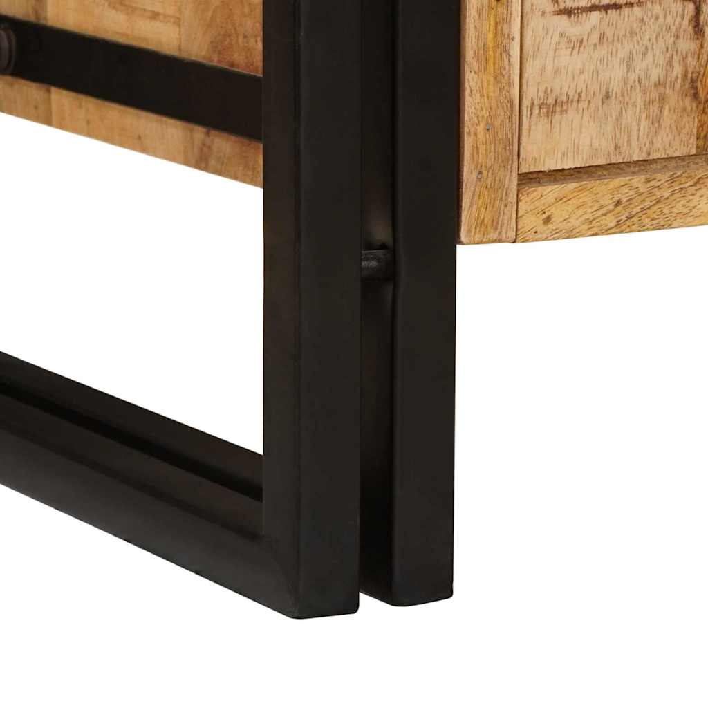 Waschbeckenunterschrank Braun 71 x 33 x 58 cm Massivholz Mango