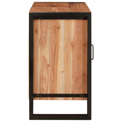 Waschbeckenunterschrank Braun 71 x 33 x 58 cm Massivholz Akazie