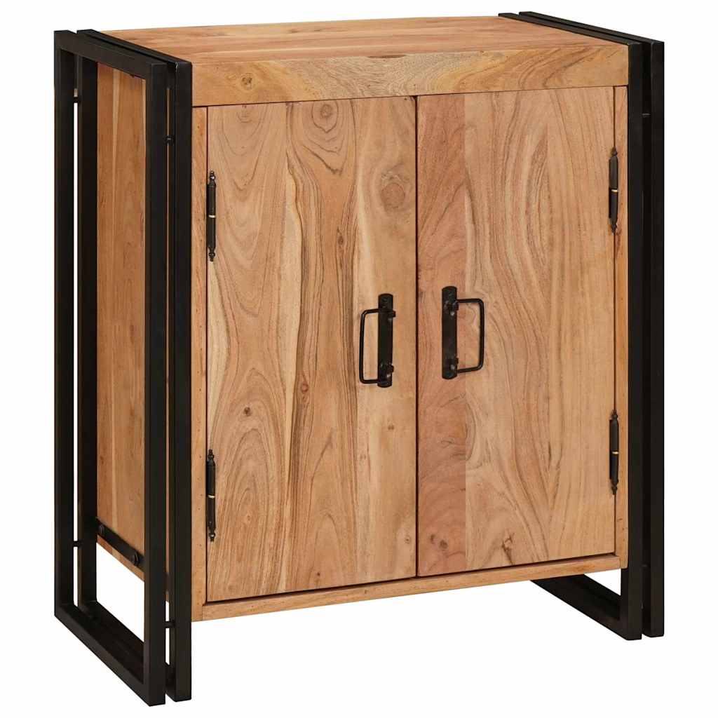 Nachttisch Braun 66 x 35 x 76 cm Massivholz Akazie