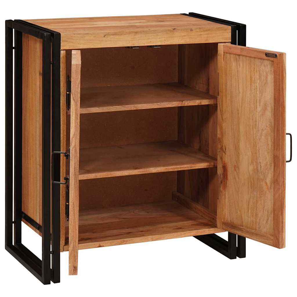 Nachttisch Braun 66 x 35 x 76 cm Massivholz Akazie