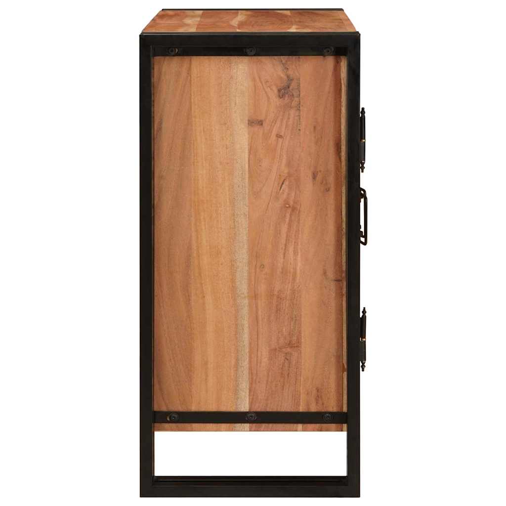 Nachttisch Braun 66 x 35 x 76 cm Massivholz Akazie