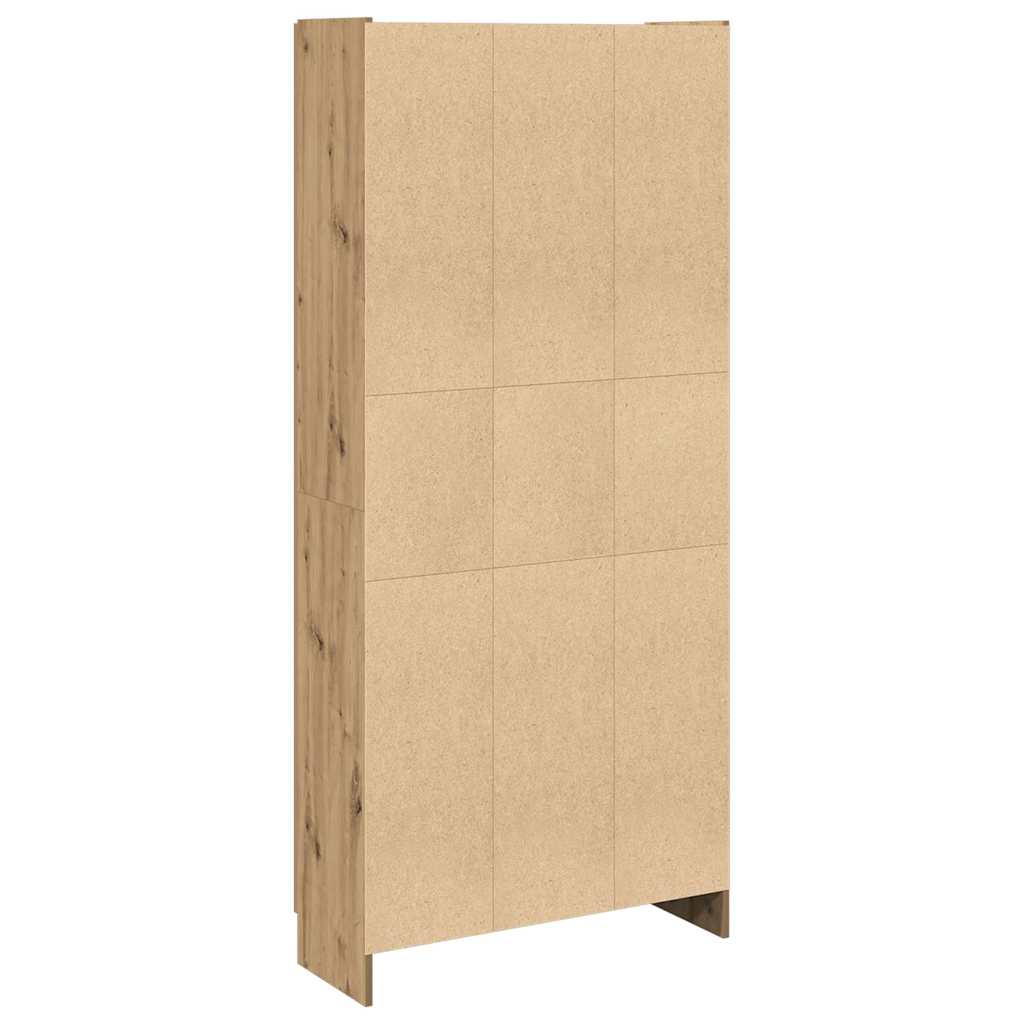 Highboard Artisan-Eiche 82,5x30,5x185 cm Holzwerkstoff