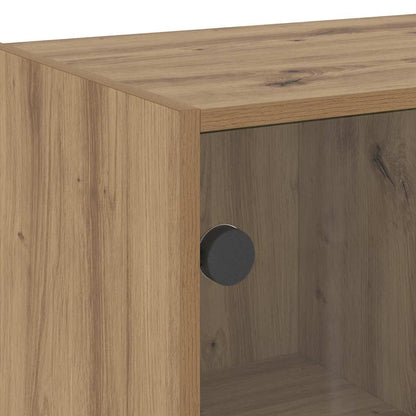 Highboard mit Türen Artisan-Eiche 68x37x142 cm Holzwerkstoff