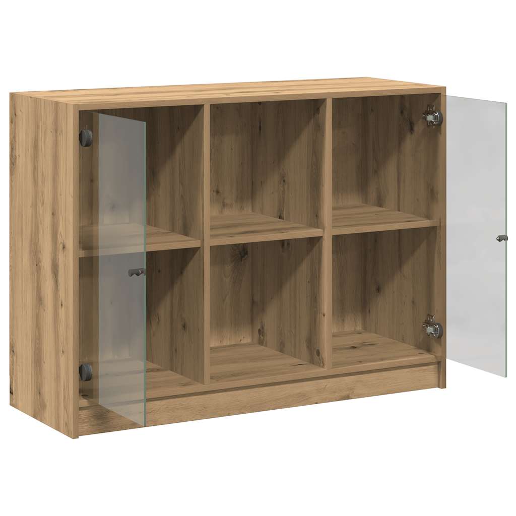 Sideboard Artisan-Eiche 102x37x75,5 cm Holzwerkstoff