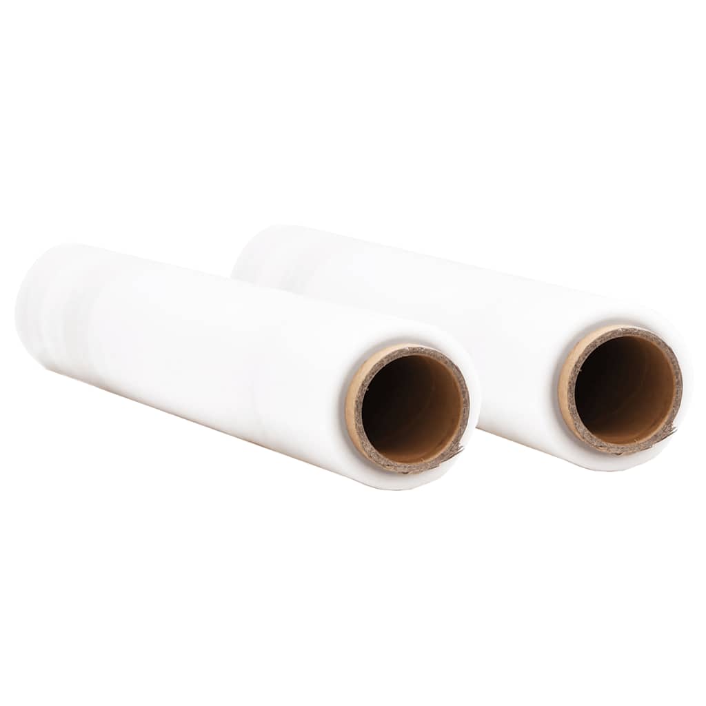 Stretchfolie 2 Stk. Transparent 23 μm 50 cm x 300 m