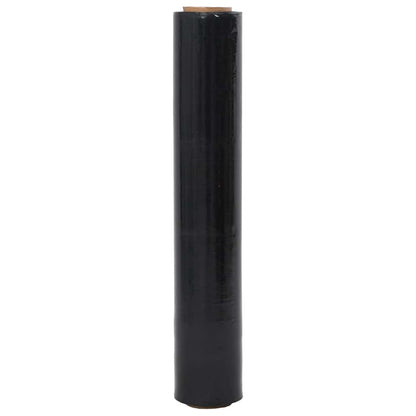 Stretchfolie 2 Stk. Schwarz 30 μm 50 cm x 150 m