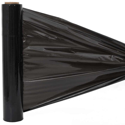 Stretchfolie 2 Stk. Schwarz 30 μm 50 cm x 150 m