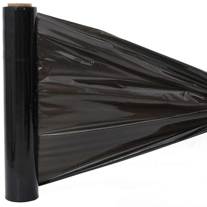 Stretchfolie 2 Stk. Schwarz 23 μm 50 cm x 300 m
