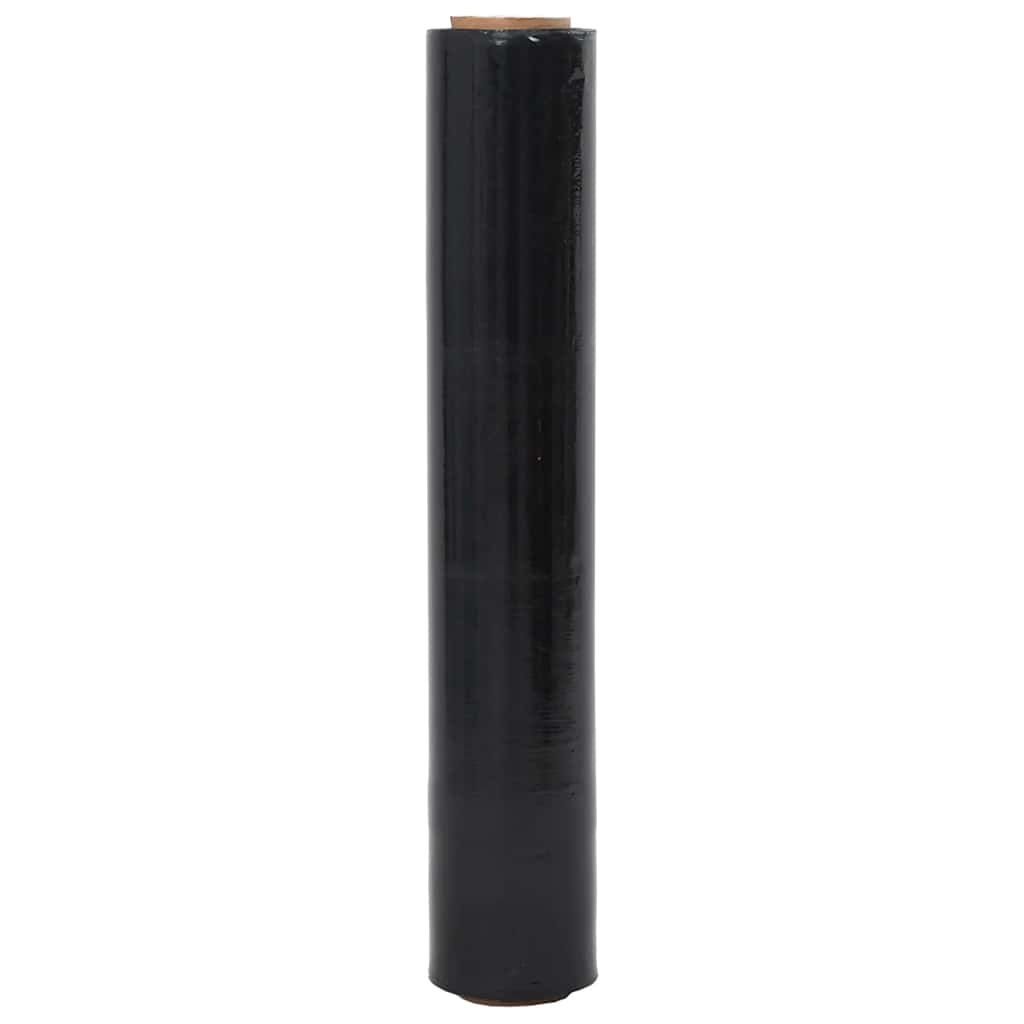 Stretchfolie 2 Stk. Schwarz 30 μm 50 cm x 300 m