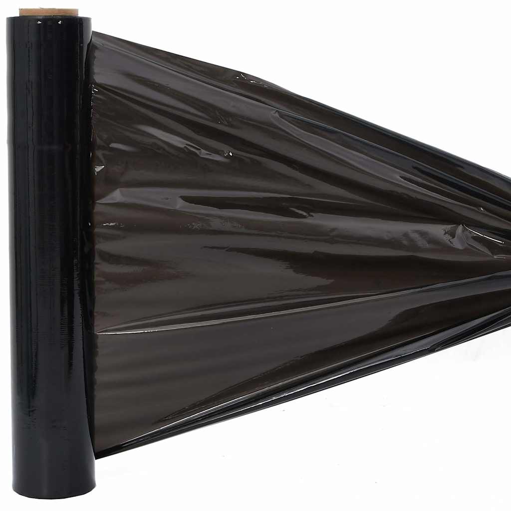 Stretchfolie 2 Stk. Schwarz 30 μm 50 cm x 300 m