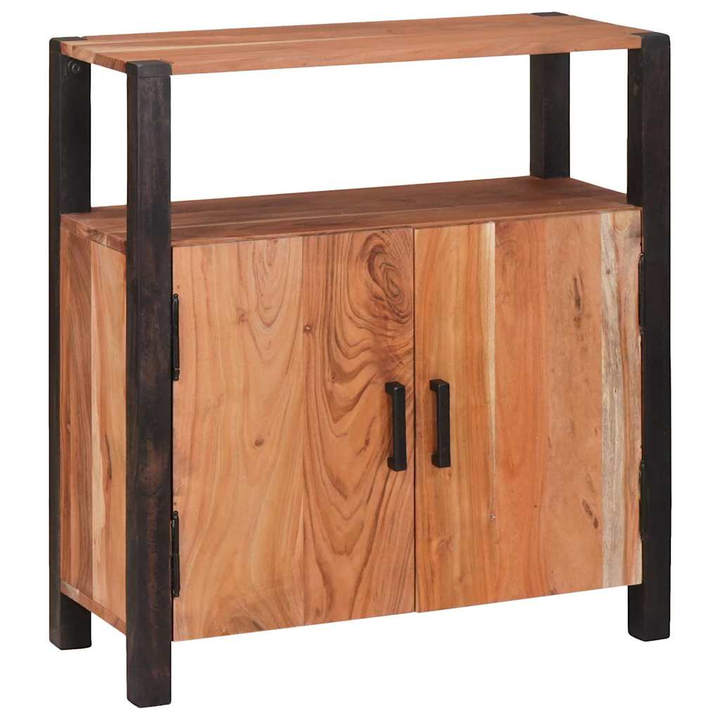 Sideboard Braun 70 x 30 x 75 cm Massivholz Akazie