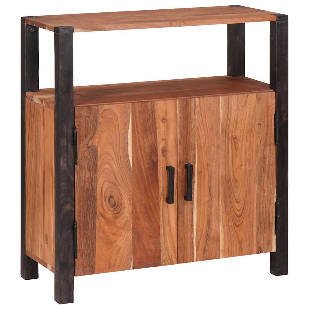 Sideboard Braun 70 x 30 x 75 cm Massivholz Akazie