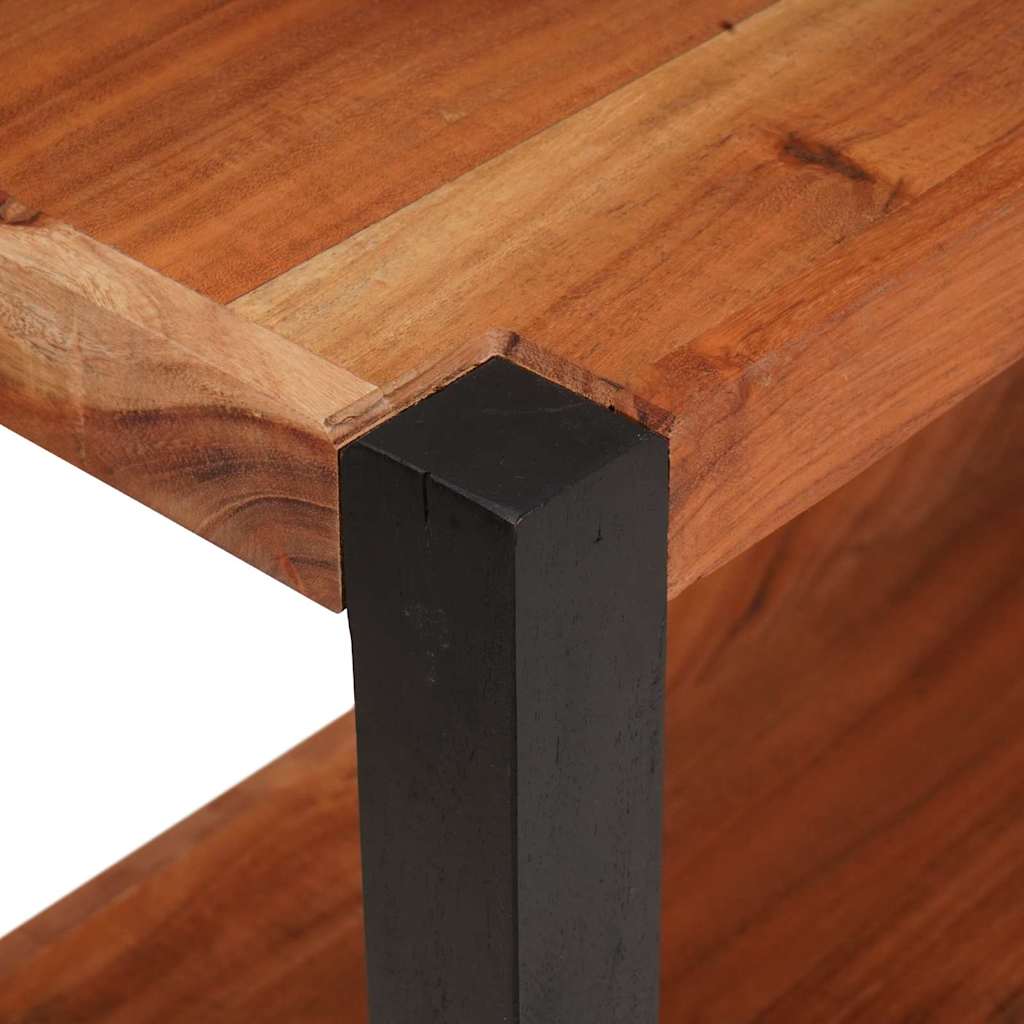 Bücherregal Braun 80 x 30 x 40 cm Massivholz Akazie