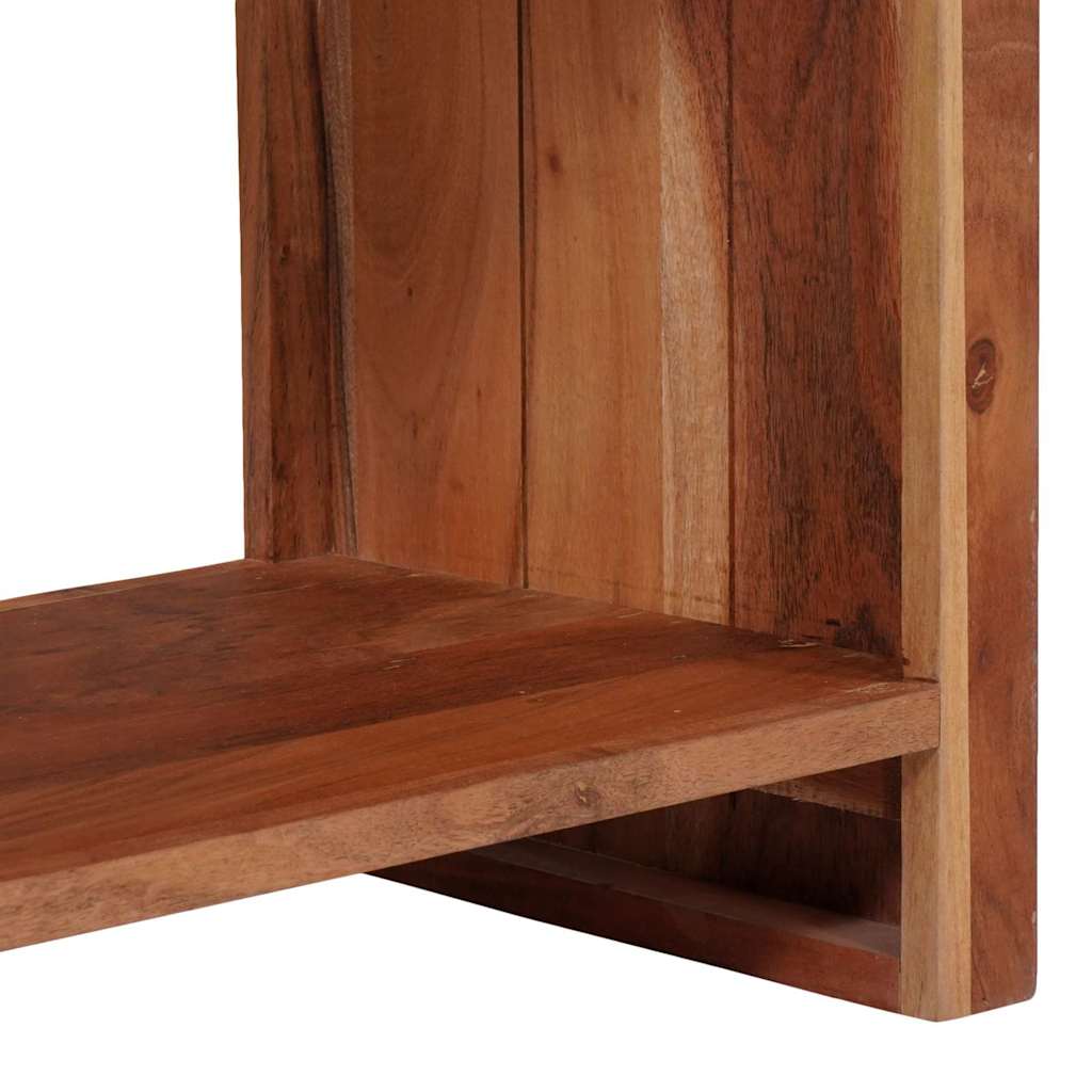Bücherregal Braun 80 x 30 x 40 cm Massivholz Akazie