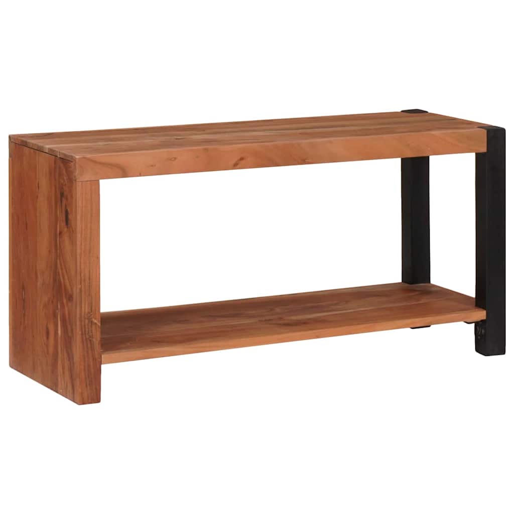 Bücherregal Braun 80 x 30 x 40 cm Massivholz Akazie