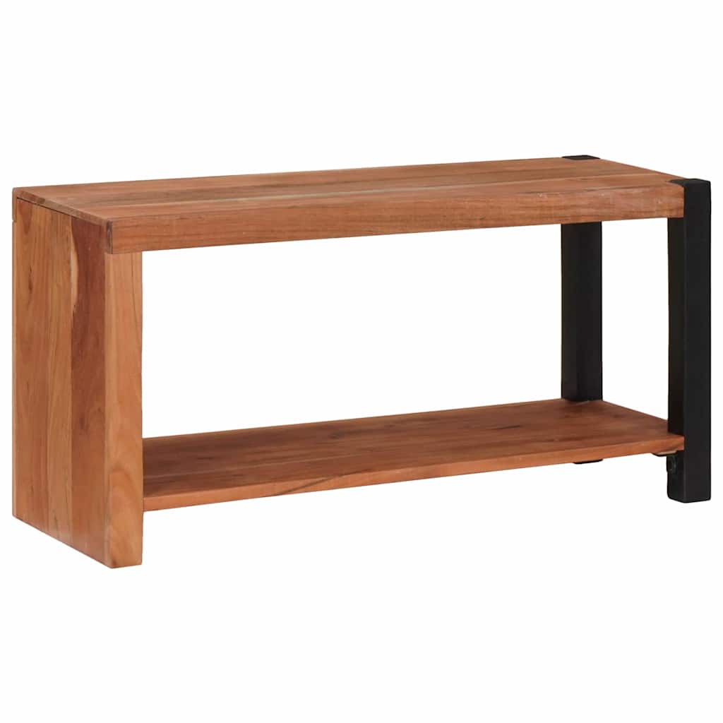 Bücherregal Braun 80 x 30 x 40 cm Massivholz Akazie