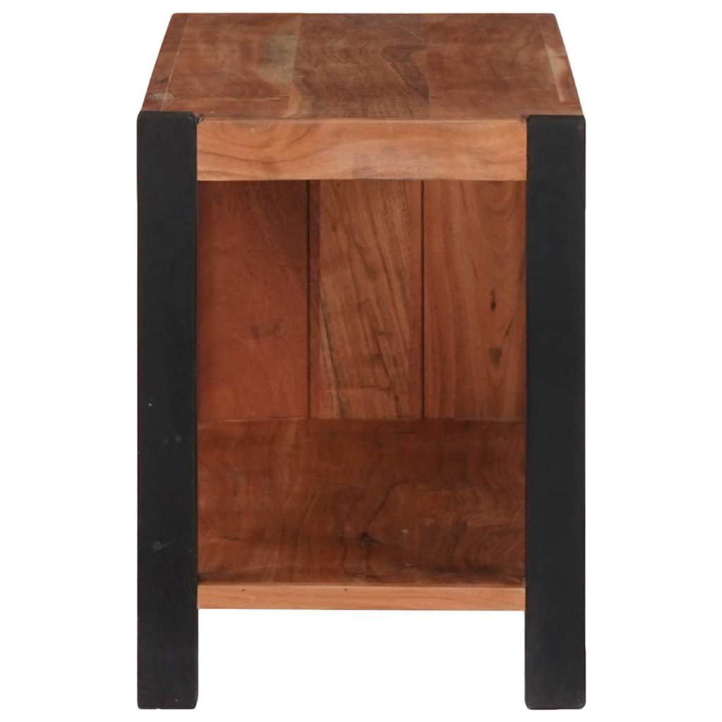 Bücherregal Braun 80 x 30 x 40 cm Massivholz Akazie