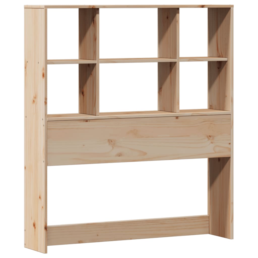 Massivholzbett mit Regal ohne Matratze 90x200 cm Kiefernholz