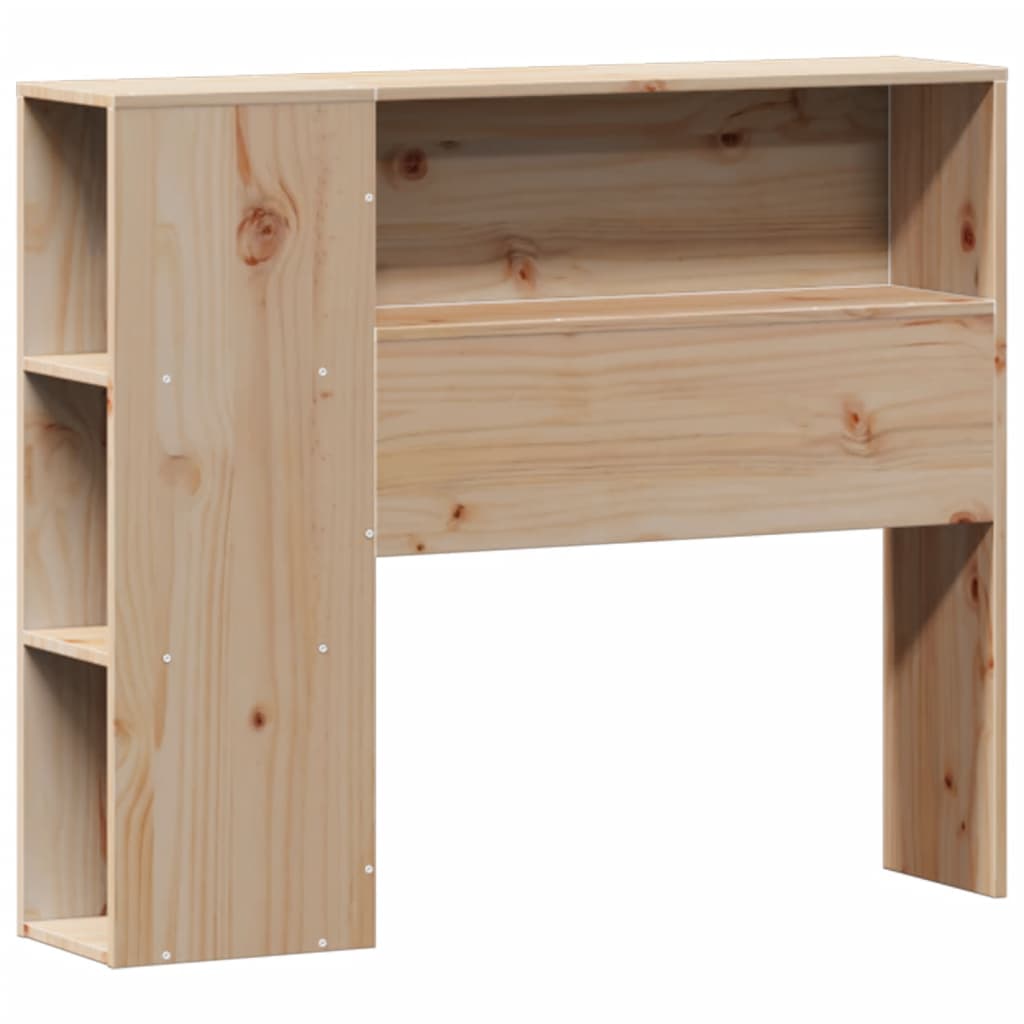 Bücherregalbett ohne Matratze 75x190 cm Massivholz Kiefer