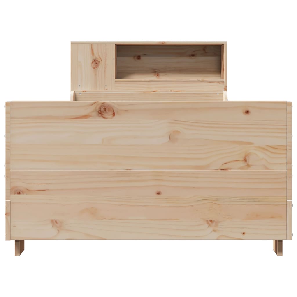 Massivholzbett ohne Matratze 75x190 cm Kiefernholz