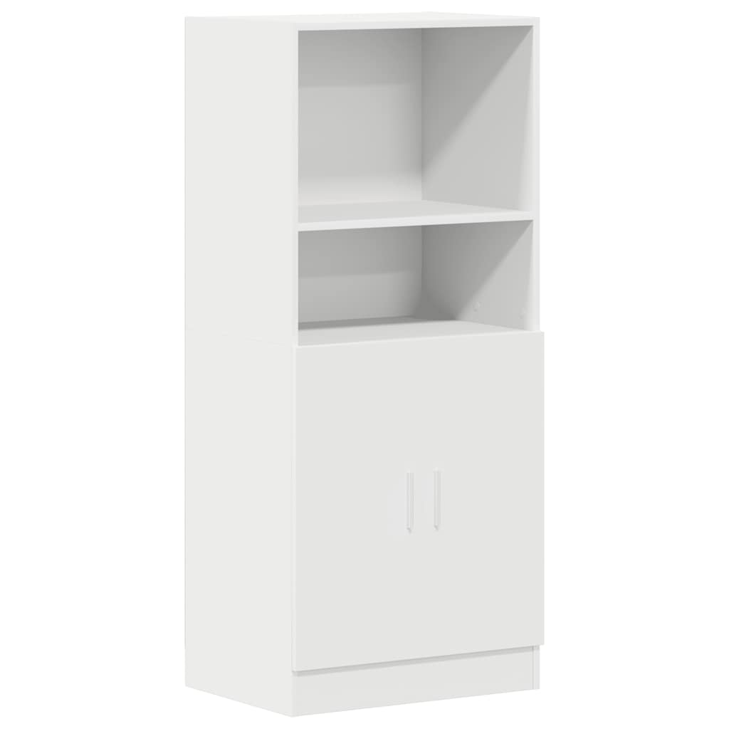 3-tlg. Küchenschrank-Set Weiß Holzwerkstoff