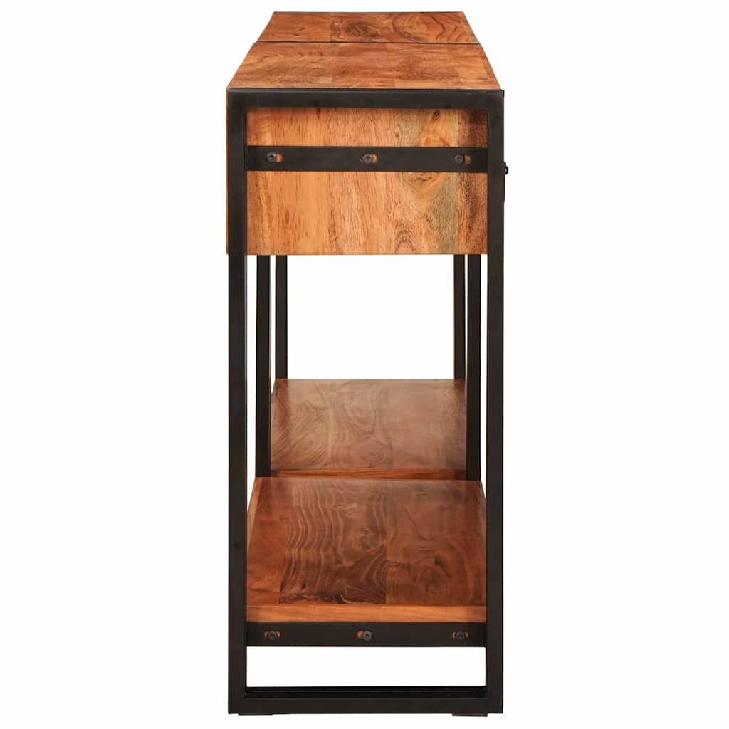 Konsolen-Tische 2 Stk. Braun 161 x 33 x 75 cm Massivholz Akazie