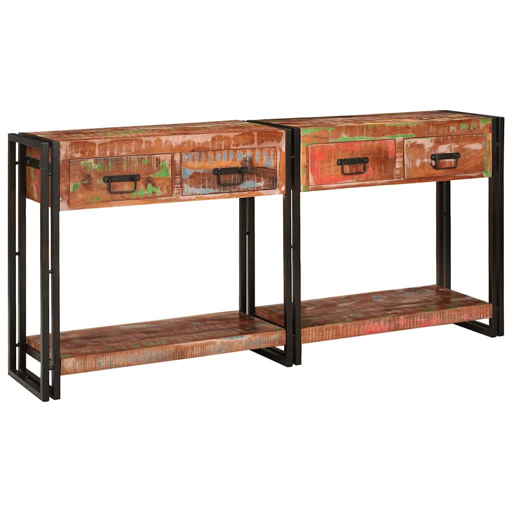 Konsolen-Tische 2 stk. Mehrfarbig 161 x 33 x 75 cm