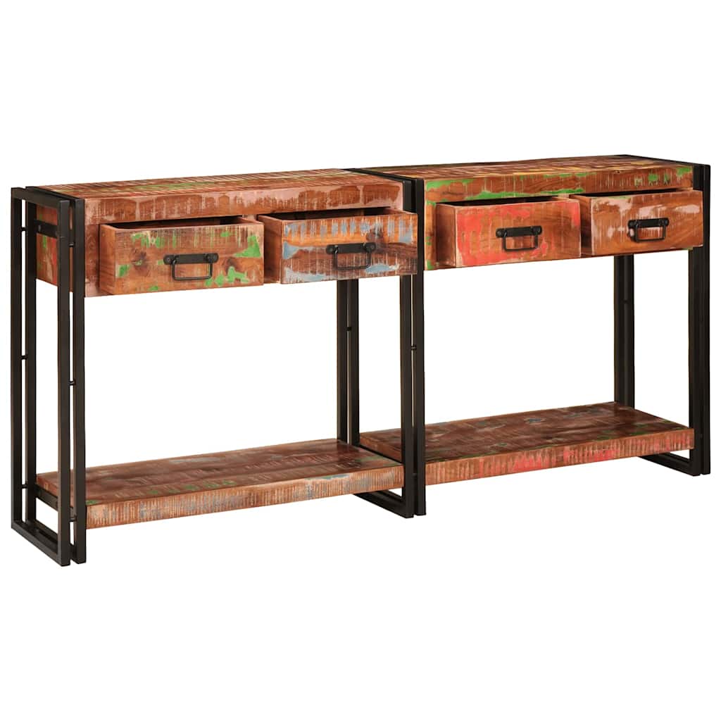 Konsolen-Tische 2 stk. Mehrfarbig 161 x 33 x 75 cm