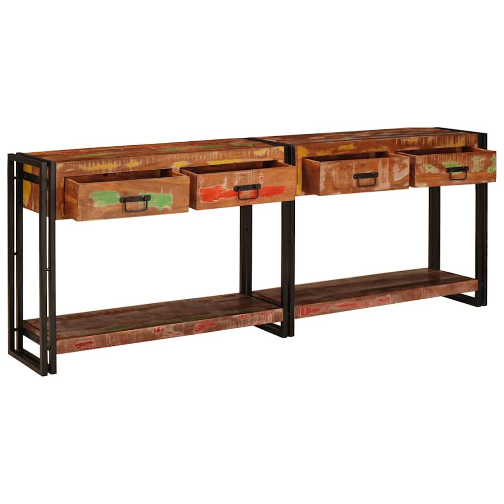 Konsolen-Tische 2 stk. Mehrfarbig 200 x 33 x 75 cm