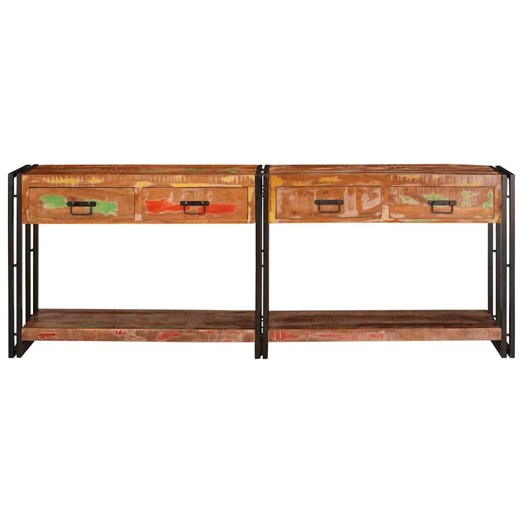 Konsolen-Tische 2 stk. Mehrfarbig 200 x 33 x 75 cm