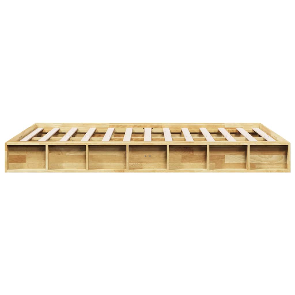 Massivholzbett ohne Matratze 120x190 cm Eichenholz