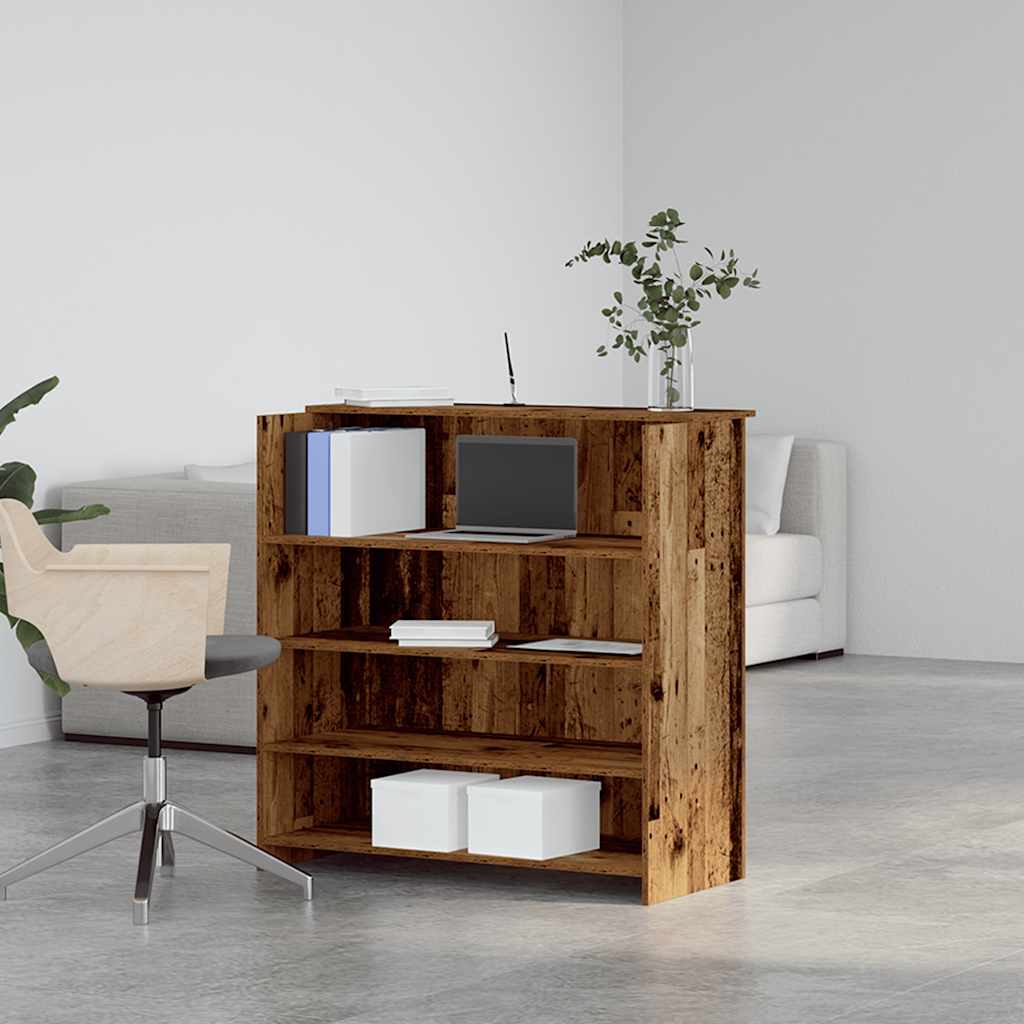 Empfangstheke Altholz-Optik 100x50x103,5 cm Holzwerkstoff