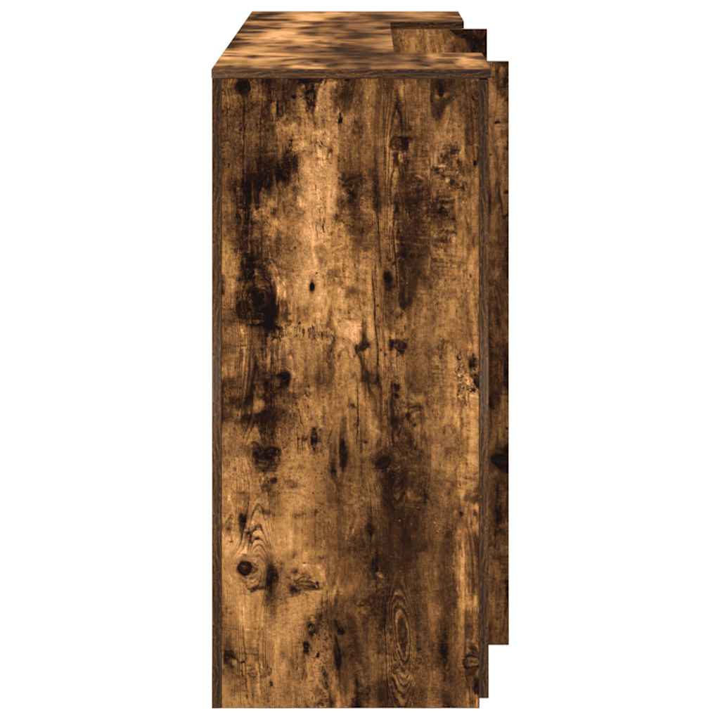 Empfangstheke Räuchereiche 180x50x103,5 cm Holzwerkstoff