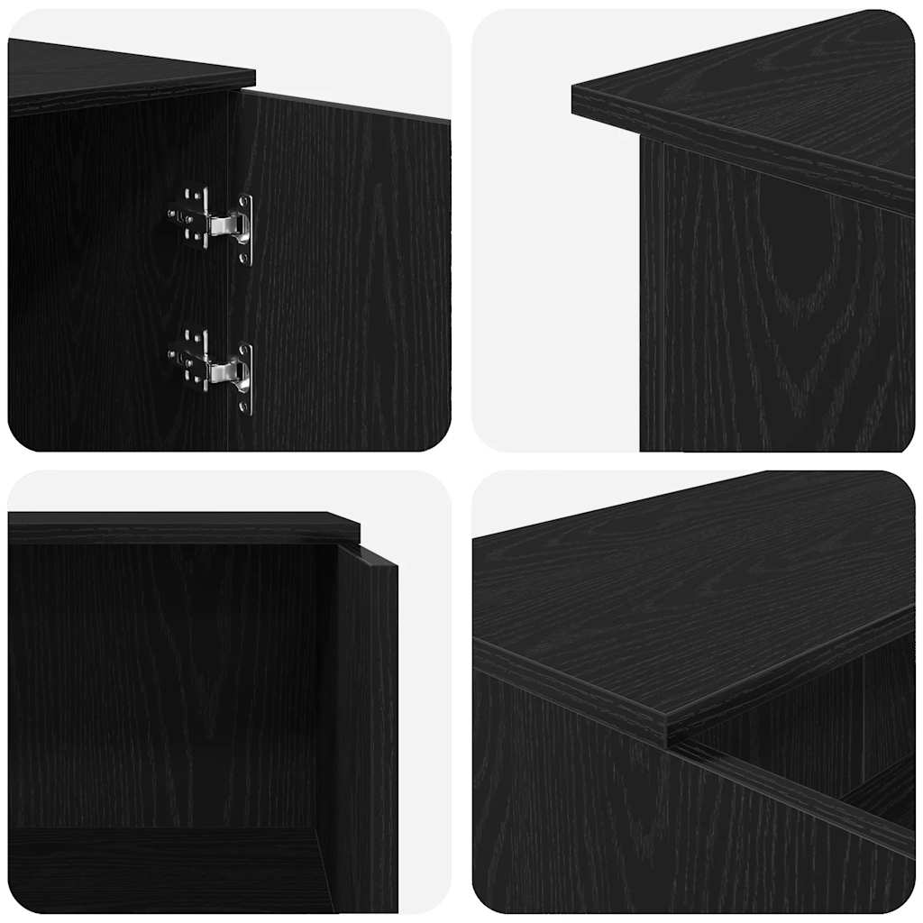 Empfangstresen Schwarze Eiche 200 x 50 x 103,5 cm Holzwerkstoff